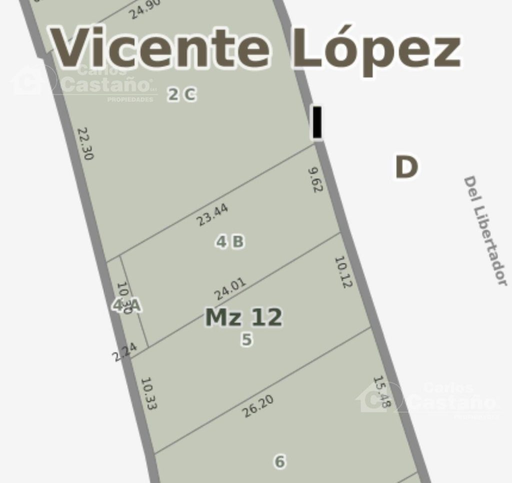 Lote en Venta de 257m2